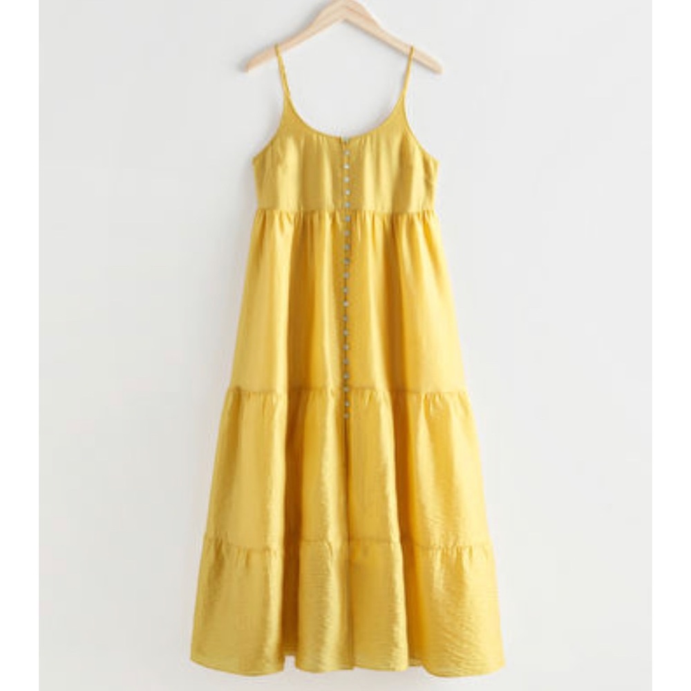 Beautiful OTHER STORIES long yellow dress, S